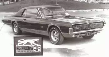 Henry Ford II's Personal XR-7S Factory Black-and-White Photo